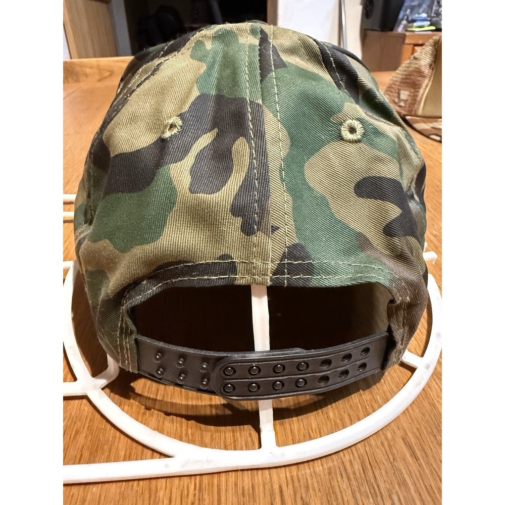 VTG Grenola Grocery KS Deer Hunting Camo Rope Snapback Hat Cobra Caps Trucker - Picture 3 of 6